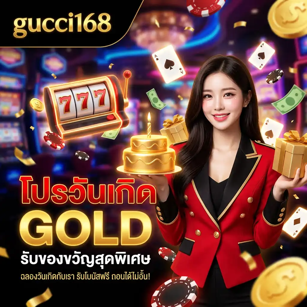 โปรโมชั่นวันเกิด รับของขวัญสุดพิเศษ แจกเครดิตฟรีจัดเต็ม